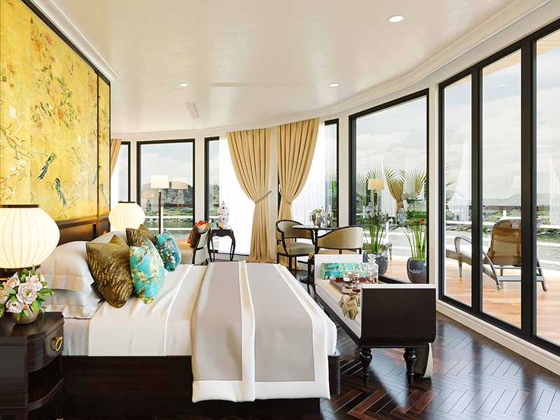 Capella Cruise - Owner Sky View Suite - 2 Pax/ Cabin (Location: 3rd deck - Private Sun Terrace)