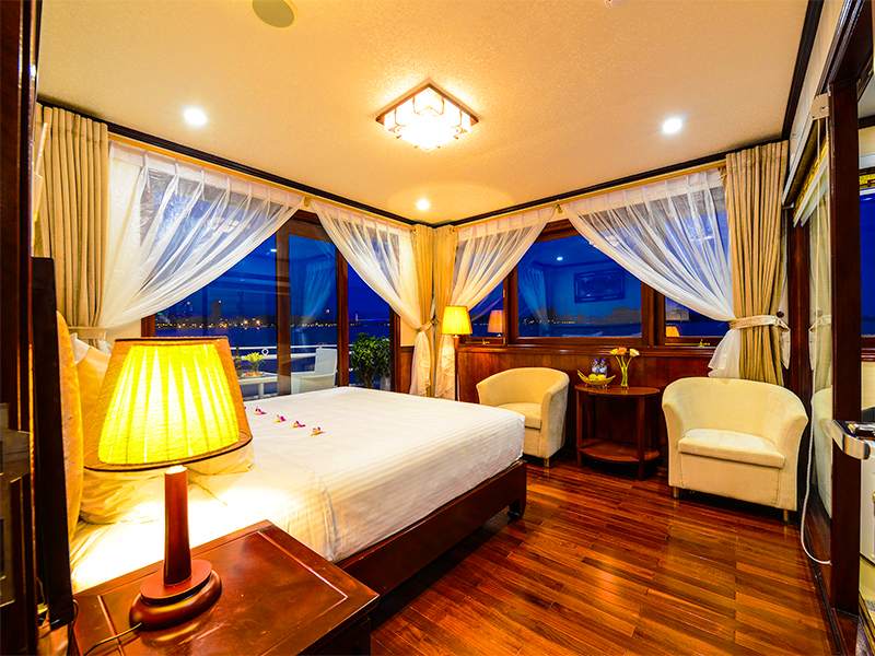 Halong silversea Cruise - Suite On Top Cabin - 2 Pax/ Cabin (Location: 3rd Deck - Private Terrace)